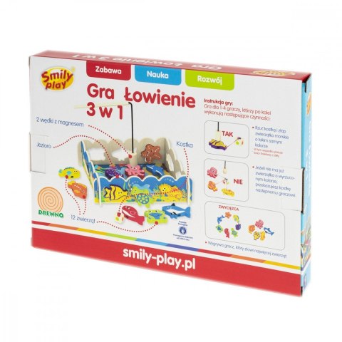 Gra łowienie rybek 3w1 Smily Play Gra łowienie rybek 3w1 Smily Play