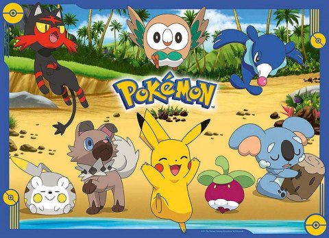 Puzzle 4x100 elementów Pokemon zestaw Ravensburger Polska Puzzle 4x100 elementów Pokemon zestaw Ravensburger Polska