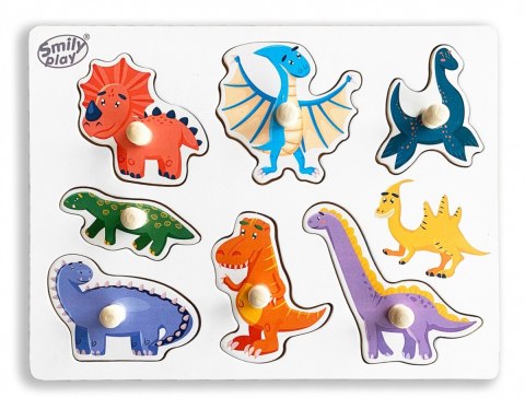 Układanka Dinozaury Smily Play Układanka Dinozaury Smily Play