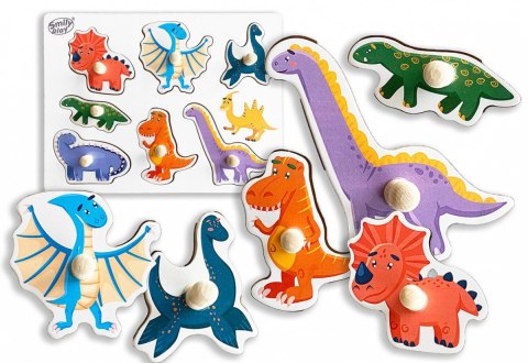 Układanka Dinozaury Smily Play Układanka Dinozaury Smily Play
