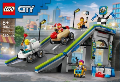 Klocki City 60460 Bez granic: tor z rampami dla wyścigówek LEGO Klocki City 60460 Bez granic: tor z rampami dla wyścigówek LEGO