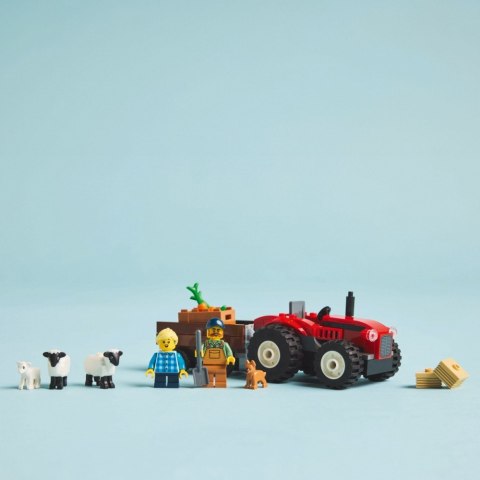 Klocki City 60461 Czerwony traktor z przyczepą i owcą LEGO Klocki City 60461 Czerwony traktor z przyczepą i owcą LEGO