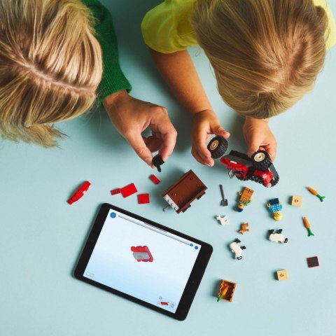 Klocki City 60461 Czerwony traktor z przyczepą i owcą LEGO Klocki City 60461 Czerwony traktor z przyczepą i owcą LEGO
