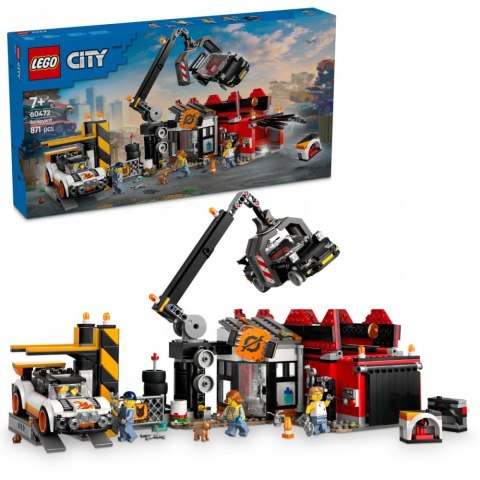 Klocki City 60472 Złomowisko z samochodami LEGO Klocki City 60472 Złomowisko z samochodami LEGO