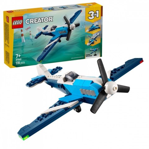 Klocki Creator 31160 Statek powietrzny: samolot wyścigowy LEGO Klocki Creator 31160 Statek powietrzny: samolot wyścigowy LEGO