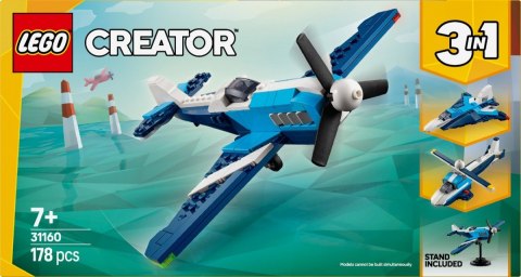 Klocki Creator 31160 Statek powietrzny: samolot wyścigowy LEGO Klocki Creator 31160 Statek powietrzny: samolot wyścigowy LEGO