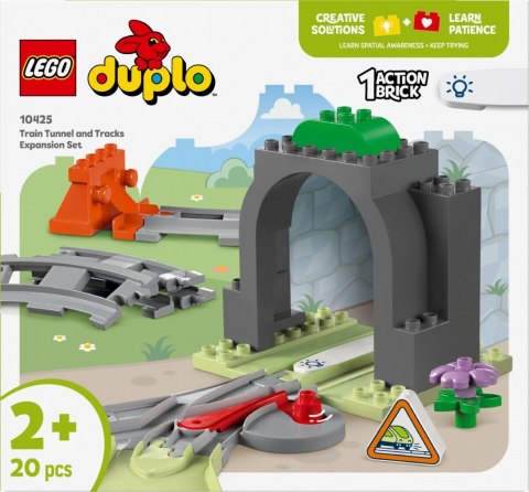Klocki DUPLO 10425 Tunel i tory kolejowe - zestaw rozszerzający LEGO Klocki DUPLO 10425 Tunel i tory kolejowe - zestaw rozszerzający LEGO