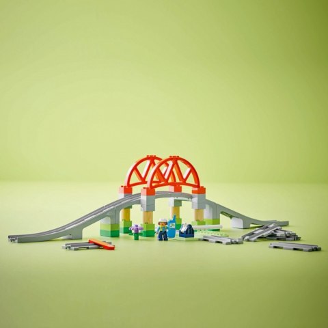 Klocki DUPLO 10426 Most i tory kolejowe - zestaw rozszerzający LEGO Klocki DUPLO 10426 Most i tory kolejowe - zestaw rozszerzający LEGO