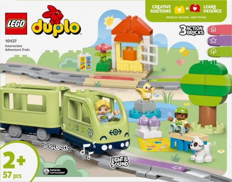 Klocki DUPLO 10427 Przygoda z interaktywnym pociągiem LEGO Klocki DUPLO 10427 Przygoda z interaktywnym pociągiem LEGO