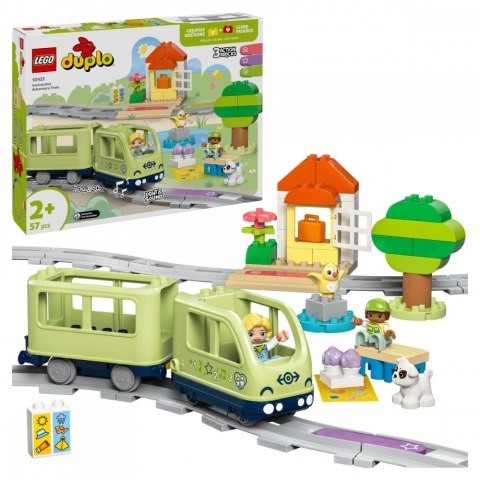 Klocki DUPLO 10427 Przygoda z interaktywnym pociągiem LEGO Klocki DUPLO 10427 Przygoda z interaktywnym pociągiem LEGO
