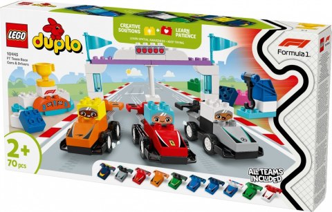 Klocki DUPLO 10445 Bolidy i kierowcy F1 LEGO Klocki DUPLO 10445 Bolidy i kierowcy F1 LEGO