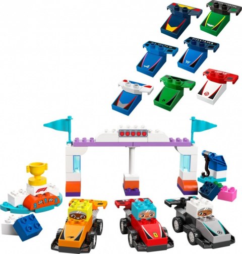 Klocki DUPLO 10445 Bolidy i kierowcy F1 LEGO Klocki DUPLO 10445 Bolidy i kierowcy F1 LEGO