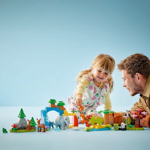 Klocki DUPLO 10446 Rodziny dzikich zwierząt 3 w 1 LEGO Klocki DUPLO 10446 Rodziny dzikich zwierząt 3 w 1 LEGO