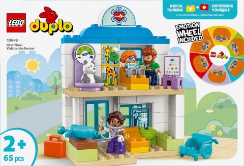 Klocki DUPLO 10449 Pierwszy raz: Wizyta u lekarza LEGO Klocki DUPLO 10449 Pierwszy raz: Wizyta u lekarza LEGO