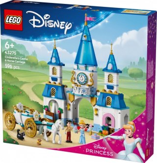 Klocki Disney 43275 Zamek Kopciuszka i kareta LEGO