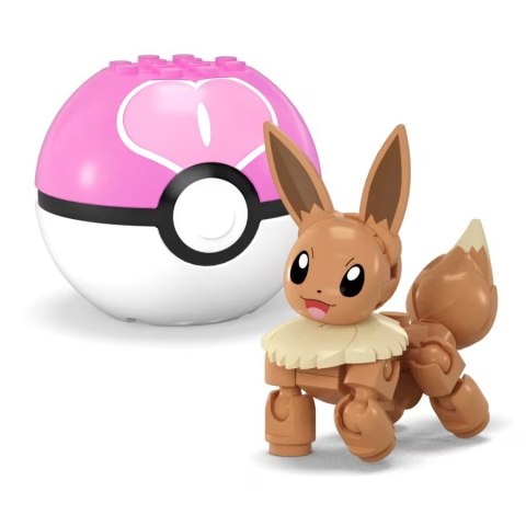Klocki Mega Pokemon Pokeball 2-pak Charmander i Eevee Mega Bloks Klocki Mega Pokemon Pokeball 2-pak Charmander i Eevee Mega Bloks