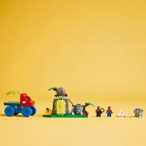 Klocki SPIDEY 11199 Misja ratunkowa zespołu Spidey'ego w dinoterenówce LEGO Klocki SPIDEY 11199 Misja ratunkowa zespołu Spidey'ego w dinoterenówce LEGO