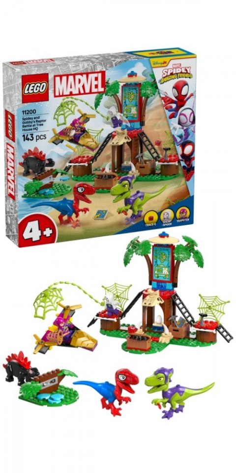 Klocki SPIDEY 11200 Bitwa Spidey'ego i Gobby'ego przy domku na drzewie LEGO Klocki SPIDEY 11200 Bitwa Spidey'ego i Gobby'ego przy domku na drzewie LEGO