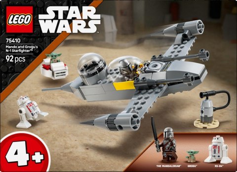 Klocki Star Wars 75410 Myśliwiec N-1 Mando i Grogu LEGO Klocki Star Wars 75410 Myśliwiec N-1 Mando i Grogu LEGO