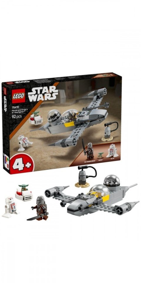 Klocki Star Wars 75410 Myśliwiec N-1 Mando i Grogu LEGO Klocki Star Wars 75410 Myśliwiec N-1 Mando i Grogu LEGO