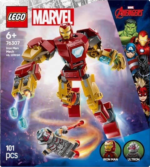 Klocki Super Heroes 76307 Mech Iron Mana kontra Ultron LEGO Klocki Super Heroes 76307 Mech Iron Mana kontra Ultron LEGO