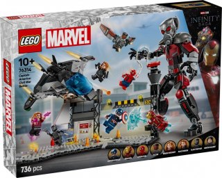Klocki Super Heroes 76314 Kapitan Ameryka: Wojna bohaterów - bitwa LEGO