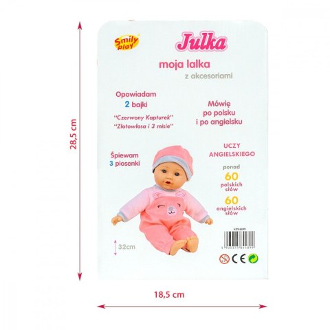 Lalka Julka z akcesoriami Smily Play Lalka Julka z akcesoriami Smily Play