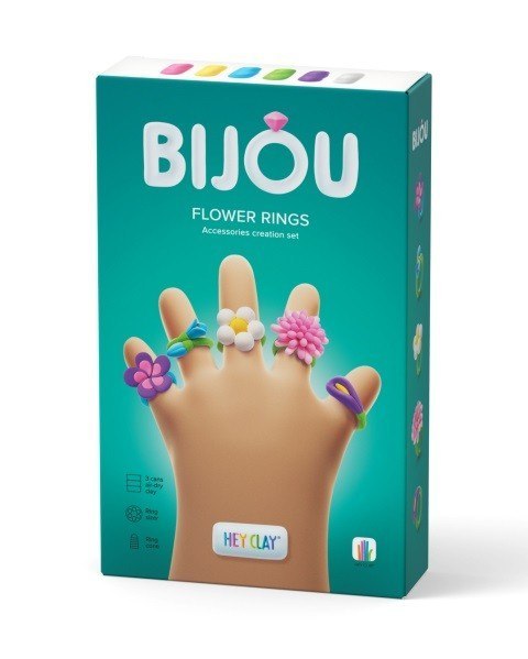 Masa Plastyczna Hey Clay Bijou Flower Rings Tm Toys Masa Plastyczna Hey Clay Bijou Flower Rings Tm Toys