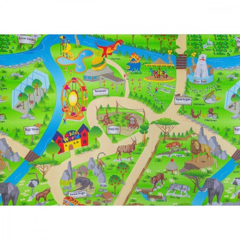 Mata Zoo 120 x 100 x 0.3 cm Smily Play Mata Zoo 120 x 100 x 0.3 cm Smily Play