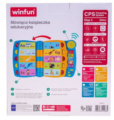 Mówiąca książeczka edukacyjna Winfun Smily Play Mówiąca książeczka edukacyjna Winfun Smily Play