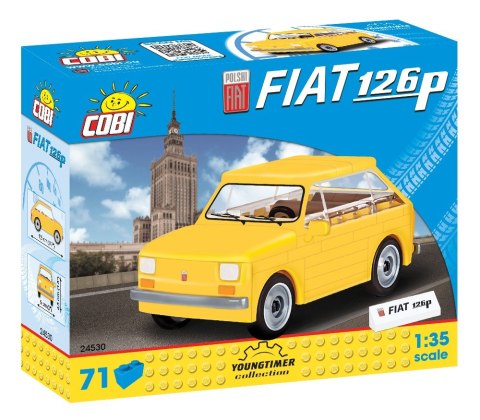 Klocki 71 elementów Polski Fiat 126P Cobi Klocki Klocki 71 elementów Polski Fiat 126P Cobi Klocki