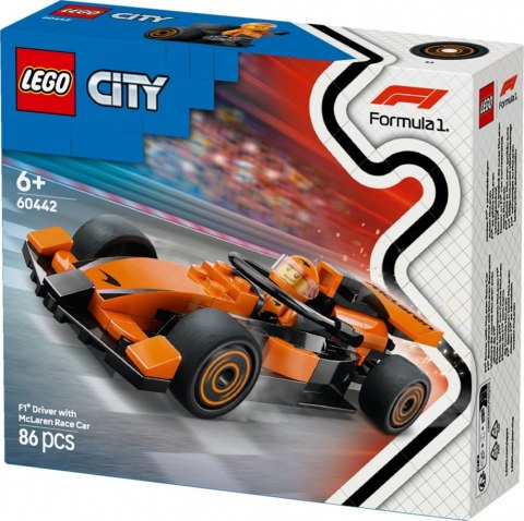 Klocki City 60442 F1 Kierowca i bolid McLaren LEGO Klocki City 60442 F1 Kierowca i bolid McLaren LEGO