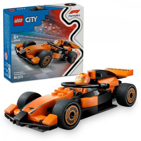 Klocki City 60442 F1 Kierowca i bolid McLaren LEGO Klocki City 60442 F1 Kierowca i bolid McLaren LEGO
