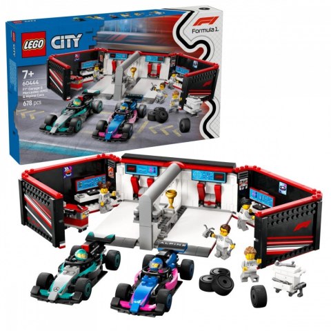 Klocki City 60444 F1 Garaż i bolidy Mercedes-AMG i Alpine LEGO Klocki City 60444 F1 Garaż i bolidy Mercedes-AMG i Alpine LEGO