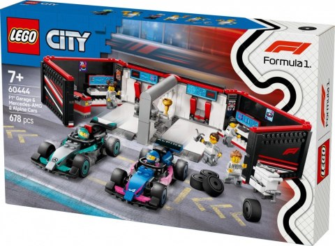 Klocki City 60444 F1 Garaż i bolidy Mercedes-AMG i Alpine LEGO Klocki City 60444 F1 Garaż i bolidy Mercedes-AMG i Alpine LEGO