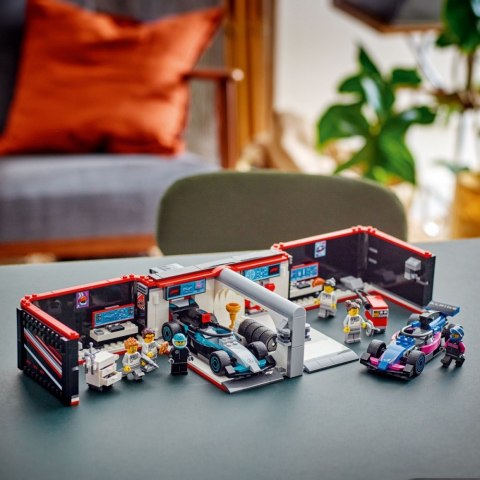 Klocki City 60444 F1 Garaż i bolidy Mercedes-AMG i Alpine LEGO Klocki City 60444 F1 Garaż i bolidy Mercedes-AMG i Alpine LEGO