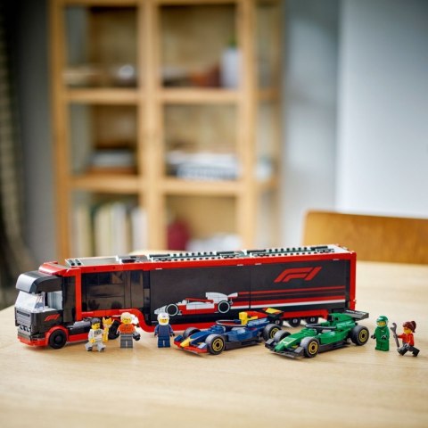 Klocki City 60445 F1 Ciężarówka z bolidami RB20 i AMR24 F1 LEGO Klocki City 60445 F1 Ciężarówka z bolidami RB20 i AMR24 F1 LEGO