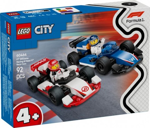 Klocki City 60464 F1 Bolidy Williams Racing i Haas F1 LEGO Klocki City 60464 F1 Bolidy Williams Racing i Haas F1 LEGO