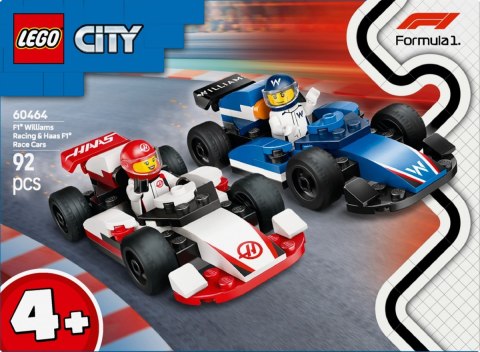 Klocki City 60464 F1 Bolidy Williams Racing i Haas F1 LEGO Klocki City 60464 F1 Bolidy Williams Racing i Haas F1 LEGO
