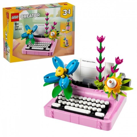 Klocki Creator 31169 Maszyna do pisania z kwiatami LEGO Klocki Creator 31169 Maszyna do pisania z kwiatami LEGO