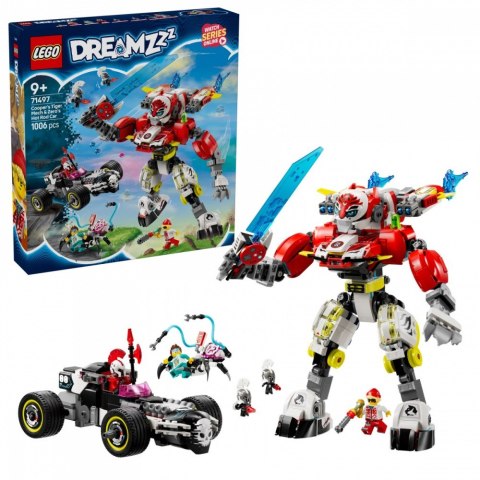 Klocki DREAMZzz 71497 Tygrysi mech Coopera i hot rod Zero LEGO Klocki DREAMZzz 71497 Tygrysi mech Coopera i hot rod Zero LEGO