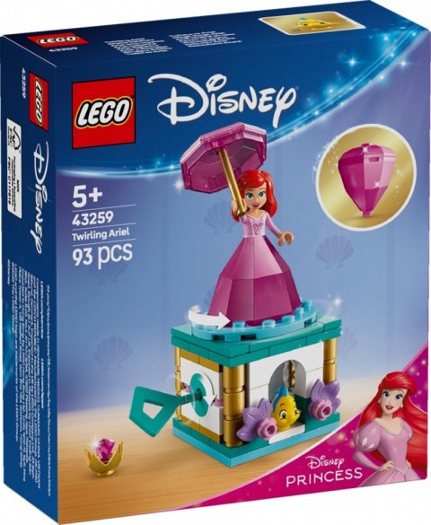 Klocki Disney 43259 Wirująca Arielka LEGO Klocki Disney 43259 Wirująca Arielka LEGO