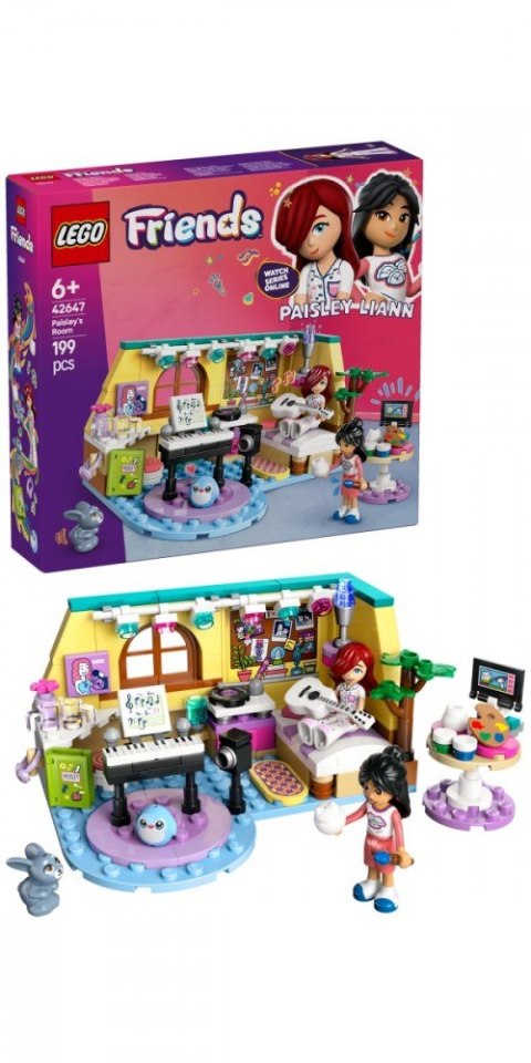 Klocki Friends 42647 Pokój Paisley LEGO Klocki Friends 42647 Pokój Paisley LEGO