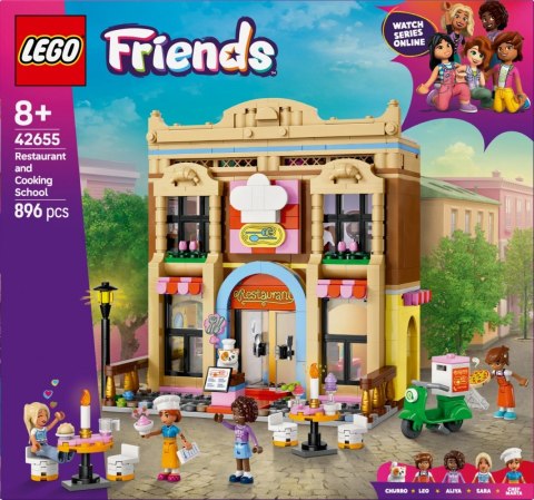Klocki Friends 42655 Restauracja i szkoła gotowania LEGO Klocki Friends 42655 Restauracja i szkoła gotowania LEGO