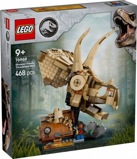 Klocki Jurassic World 76969 Szkielety dinozaurów: czaszka triceratopsa LEGO Klocki Jurassic World 76969 Szkielety dinozaurów: czaszka triceratopsa LEGO