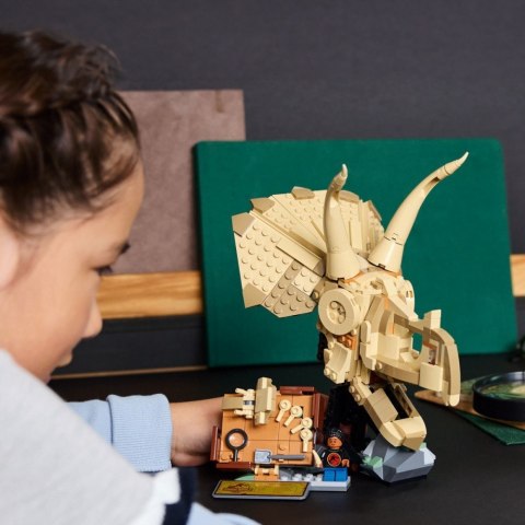 Klocki Jurassic World 76969 Szkielety dinozaurów: czaszka triceratopsa LEGO Klocki Jurassic World 76969 Szkielety dinozaurów: czaszka triceratopsa LEGO