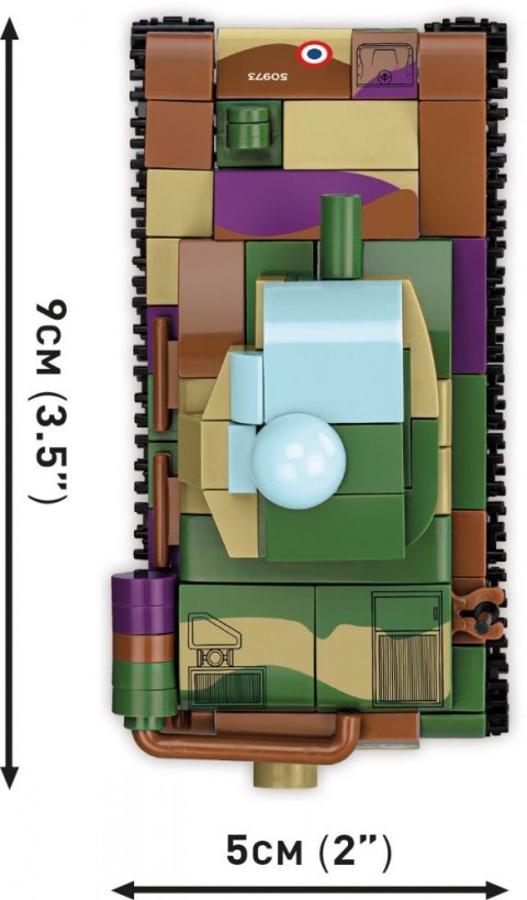 Klocki Renault R35 - Valentine IX - Panzer I Cobi Klocki Klocki Renault R35 - Valentine IX - Panzer I Cobi Klocki