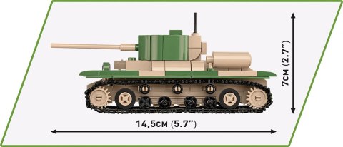 Klocki Renault R35 - Valentine IX - Panzer I Cobi Klocki Klocki Renault R35 - Valentine IX - Panzer I Cobi Klocki