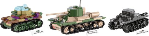 Klocki Renault R35 - Valentine IX - Panzer I Cobi Klocki Klocki Renault R35 - Valentine IX - Panzer I Cobi Klocki