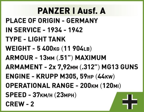 Klocki Renault R35 - Valentine IX - Panzer I Cobi Klocki Klocki Renault R35 - Valentine IX - Panzer I Cobi Klocki